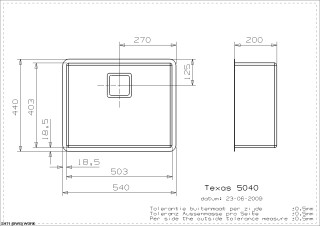Texas 50x40 Line Drawing