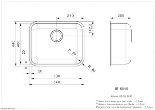 IB 5040 Line Drawing