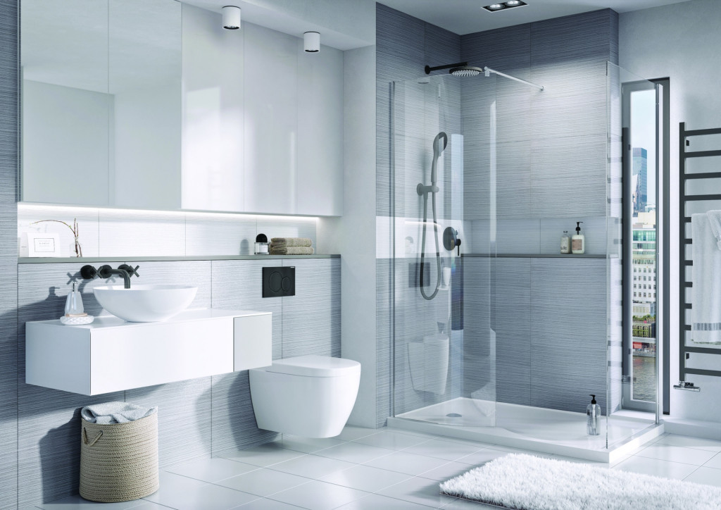 Lumin8 Curved Wetroom Panel