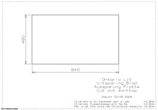 Ontario L 10 Inset Cut Out