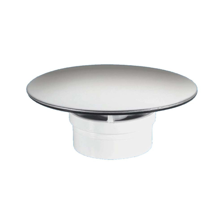 McAlpine 85mm Chrome Plated Stainless Steel Flange 1.1/2" Shower Trap