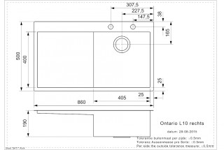 Ontario L 10 LHD Line Drawing
