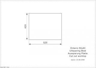 Ontario 50x40 Inset Cut Out