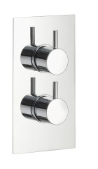 Arco Twin Outlet Two Handle Concealed Valve (6002CUTOUT)