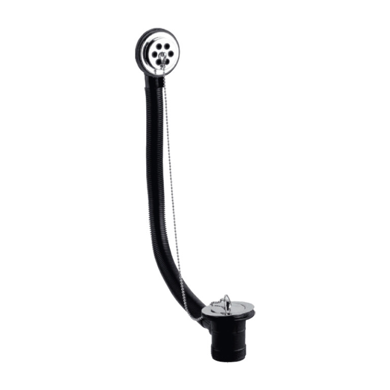 WAS013 - Bath Waste And Overflow With Brass Plug